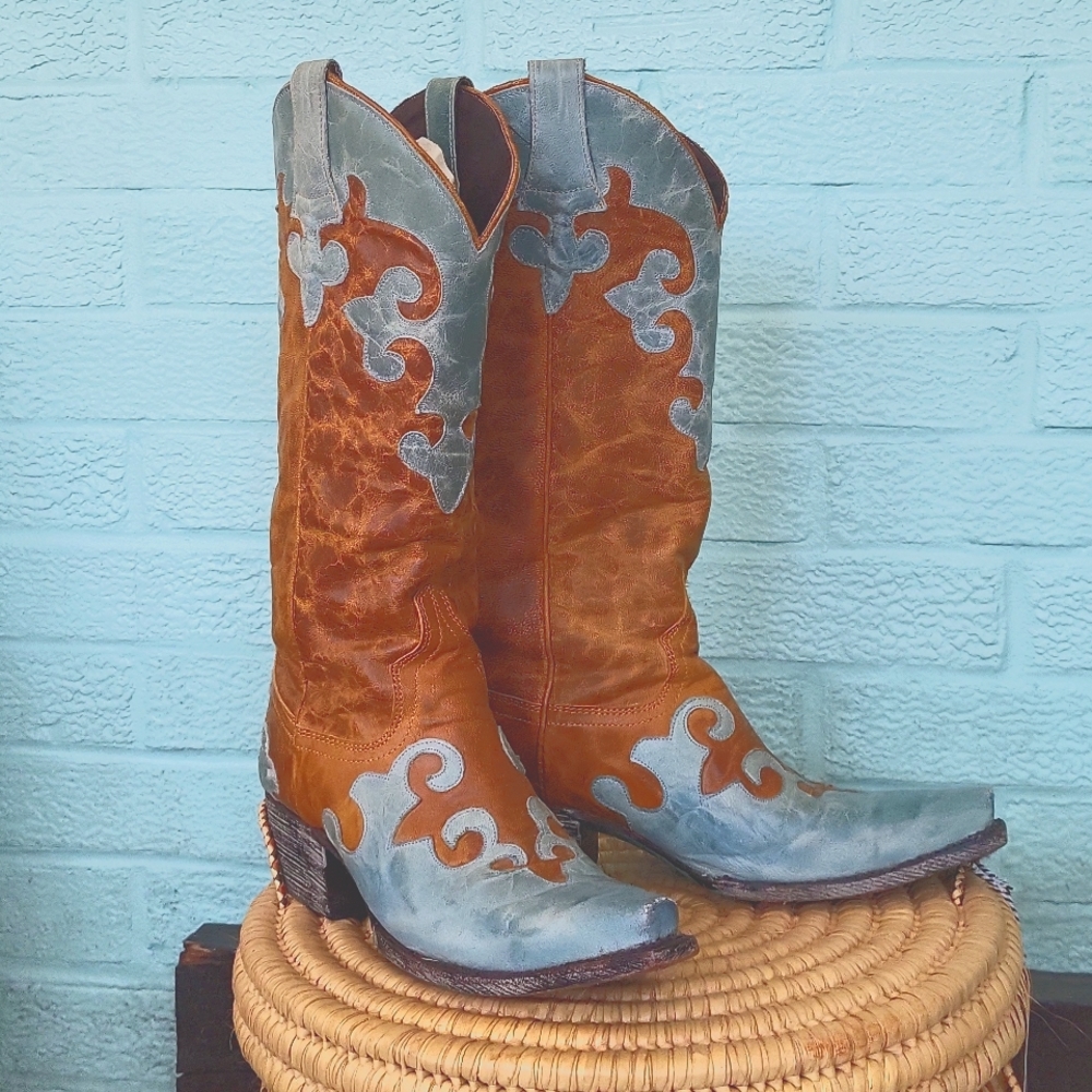 Lane Cowboy Boots 7.5 B